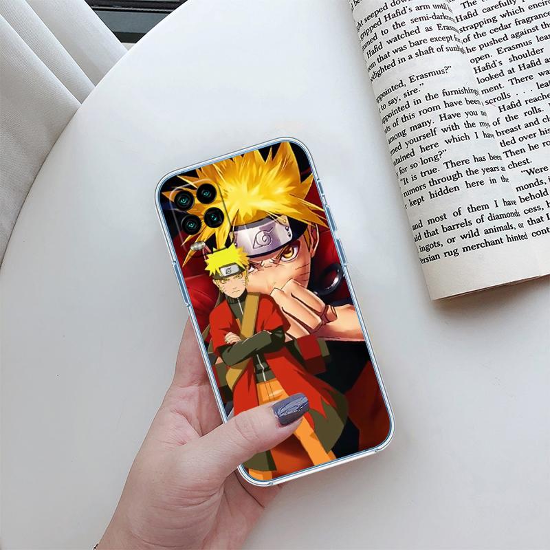 RA29 Naruto Uzumaki Transparent Phone Case for Motorola Moto Edge 20 30 40 50 S30 Fusion Ultra Pro Neo Lite + G200 G23