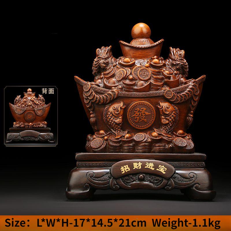 Чжаоцай Привлекает Богатство Золотые Слитки Украшения Горшки с Сокровищами Предметы Домашнего Обихода Подарки на Открытие Гостиные Украшения на Новоселье
