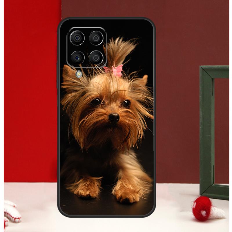Чехол для собаки Йоркширский терьер для Samsung Galaxy M12 M32 M52 M06 M16 M36 M56 M33 M15 M55 M31 M13 M14 M53 M35 M34 M54