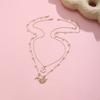 Pendant Clavicle Chain Women Pearl Shell Clavicle Necklace Fashion Shell Multilayer Necklace  Girls