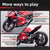 Diecast Spray 1/7 Ducati Superleggera V4 Super Motorcycle Model Collection Miniature Voiture Ornament Boyfriend Gift Toy Vehicle