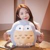 38 /45cm Lovely Owl Plush Pillow Cartoon Animal Dolls Stuffed Soft Nighthawk Plush Toys Cute Sofa Back Cushion For Kids Girls