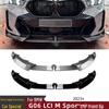 Комплект переднего бампера M Sport для BMW X6 G06 LCI 2023+ с передним сплиттером