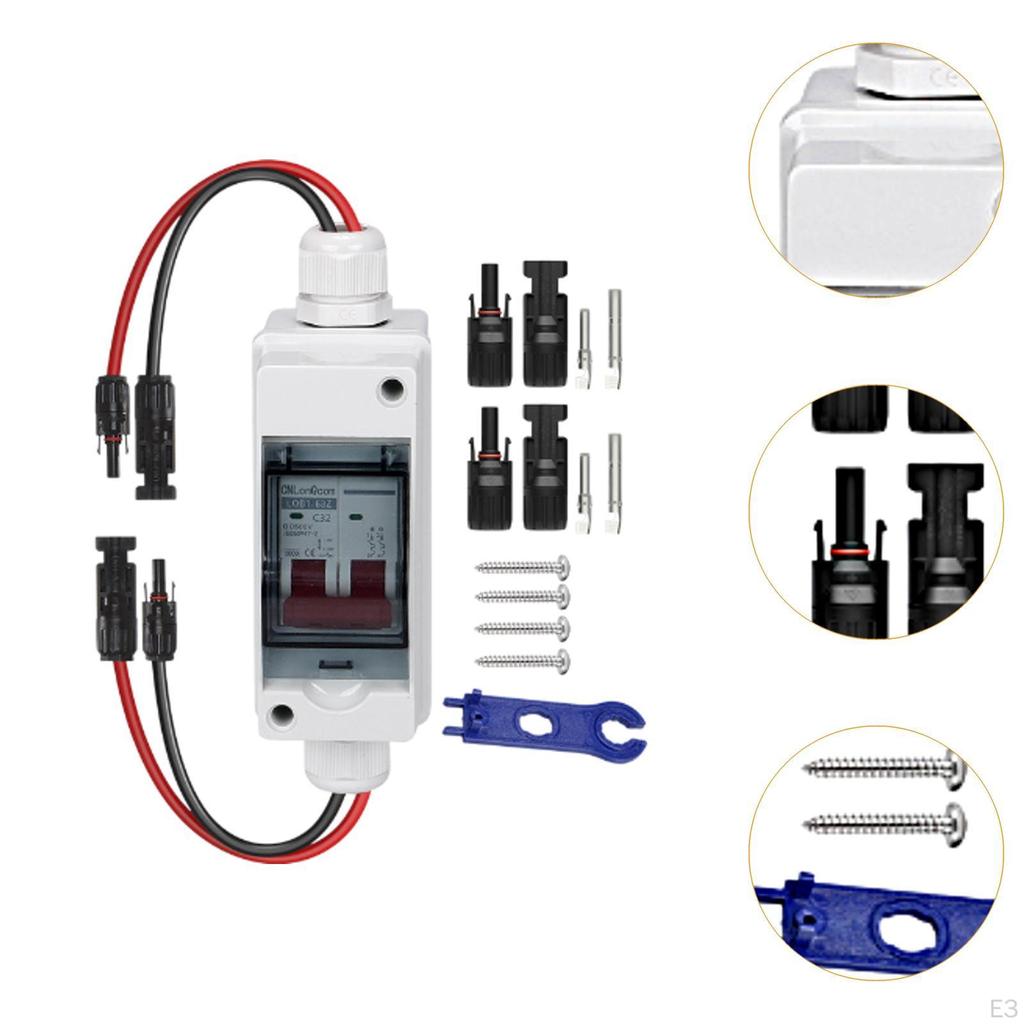 DC Miniatur -Performance Switch Photovoltaic Combiner Box Performance