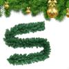 2,7 м Рождественская гирлянда Искусственный плющ Без подсветки Зелень Подвесное Рождественское украшение для перил