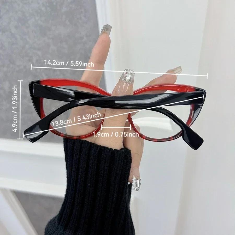 Square Anti Blue Light Glasses Fashion Retro Classic Women Men Computer Gaming Eye Protection Plain Spectacles