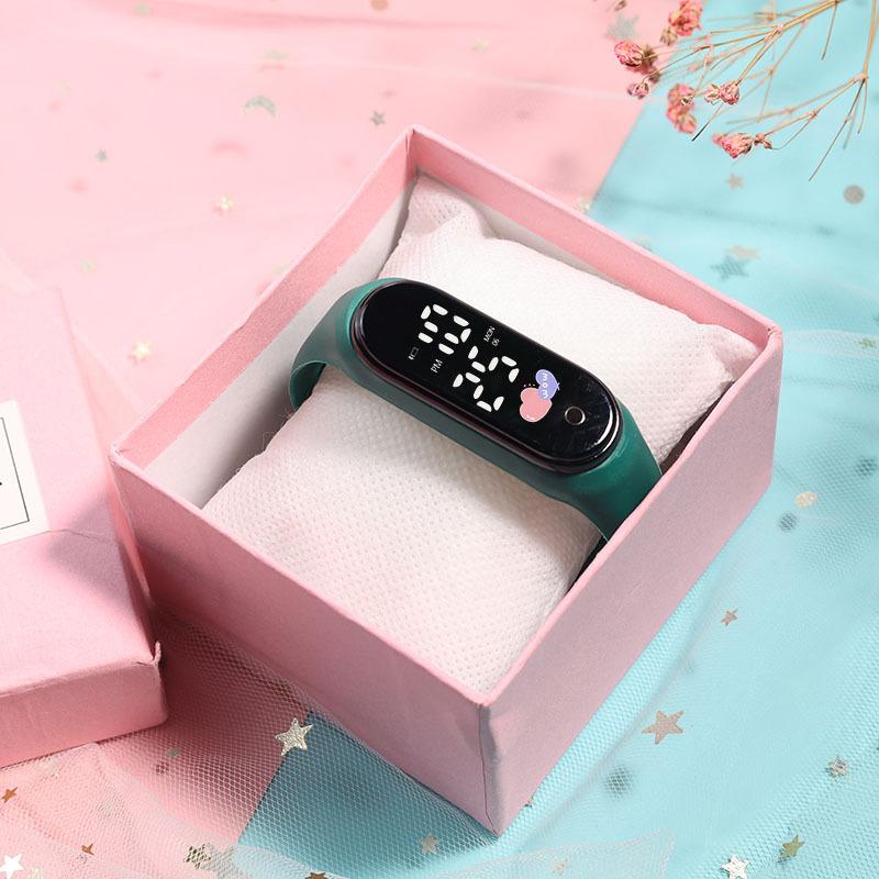 Основная мода Reward детские часы школьные студенческие светящиеся светодиодные часы детские электронные часы для девочек мальчиков часы Love Unique