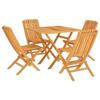 VidaXL 5-piece Garden Dining Set, Dining Set with Table and Chair, Lounge Set, Patio Furniture, 3155036