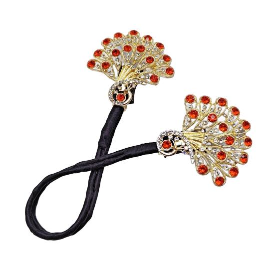 Peacock Shape Hair Clip Bun Maker Women Peacock Hairstyle Twist Multi-Functional Hair Curler Bun Maker Easy Fast Snap Roll Hair Tool for Long Hair