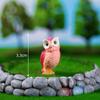 1Pcs Home Decoration Owls Figurine DIY Craft Micro Landscape Ornament New Animal Miniatures