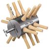 Chicken Feather Plucker Machine Semi Automatic Poultry Plucker Stable Labor Saving for Poultry Chicken Guinea Fowl Turkey Pigeon