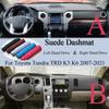 Для Toyota Tundra TRD K5 K6 5700 4700 2007- Защитная накладка на панель приборов из замши Коврик на панель приборов Чехол для панели приборов Козырек от солнца Ковер Автоаксессуар