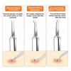 8-Piece Acne Extraction Tool Set In Stainless Steel Box, Professional For Spas And Beauty Salons (Includes Free 10Pcs Pad)