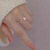 Exquisite Flower Design 925 Sterling Silver Ring For Women With Adjustable Open Style