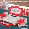 Cash Register Toys with Scanner Calculator Educational Cash Register Toy Set Portable Role Play Shopping Toys for Children Interactive Learning