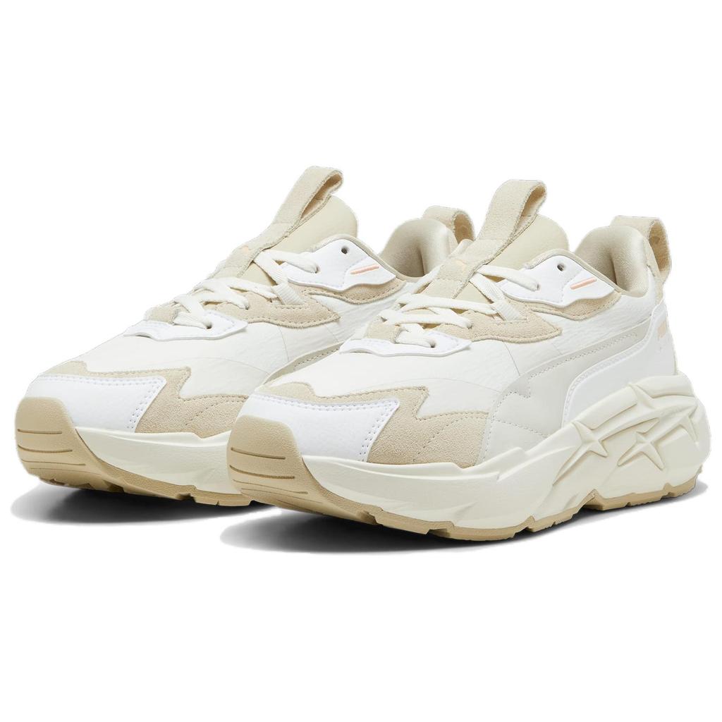New PUMA Spina NITRO™ PRM Slip Resistant Low Top Casual Running Shoes Women's Beige 395999-01