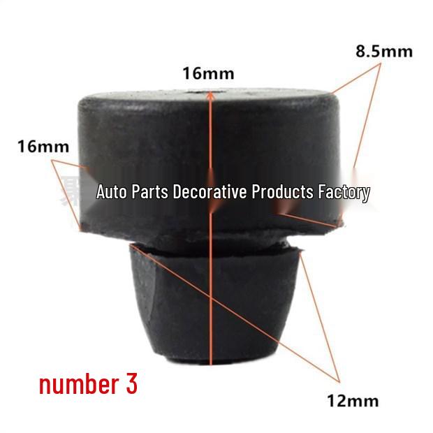 Резиновая заглушка и демпферная накладка двери Hyundai Kia