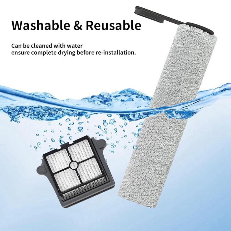 Замена щеток и фильтров для беспроводных пылесосов Tineco Floor ONE S6 и S7 Pro