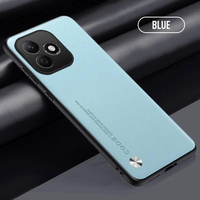 Роскошный чехол для телефона из ПУ-кожи для Honor X8D, задняя крышка, ударопрочный силиконовый защитный чехол для телефона для Huawei Honor X8D