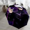 Jujutsu Kaisen Theme Automatic Umbrella, Lightweight & Portable, 8 Rib, Perfect for Outdoor Travel, Birthdays, Christmas, Gifts.