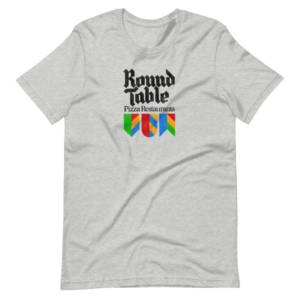 ROUND TABLE PIZZA Vintage Style Tee Shirt Short-Sleeve Unisex T-Shirt