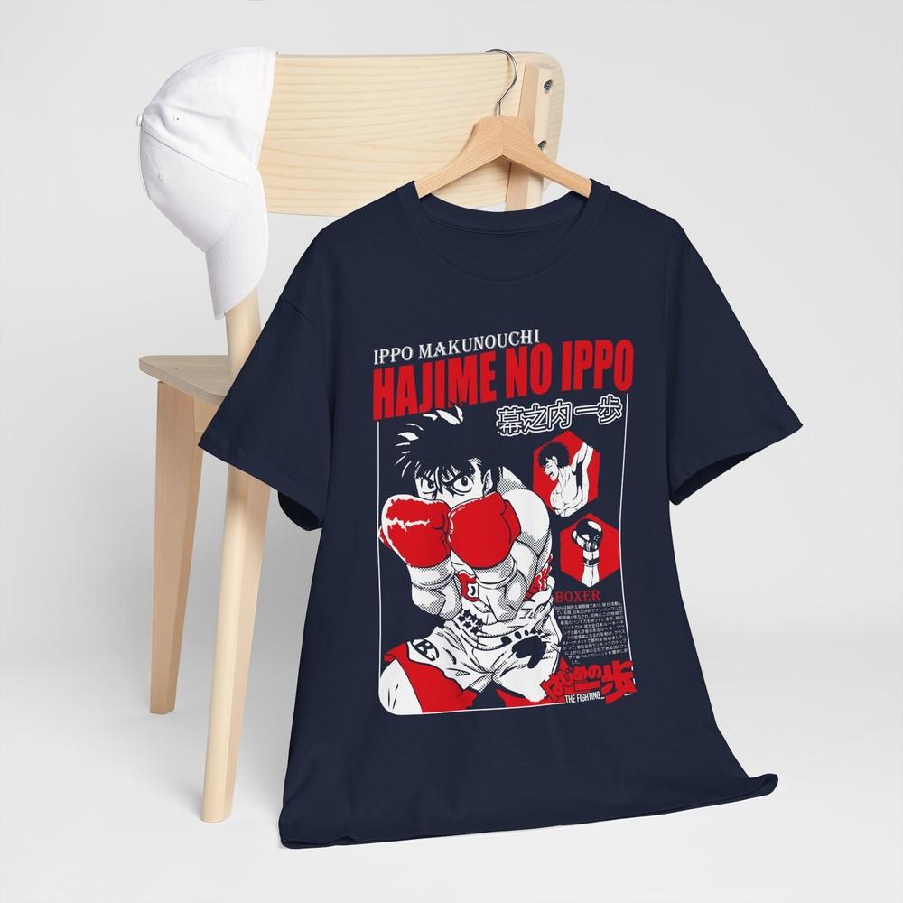Hajime No Ippo Tshirt Kamogawa Boxing Gym Ippo Makunouchi Kbg Sport Shirt