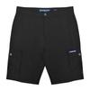 Lambretta Mens Rubberised Logo Cargo Shorts
