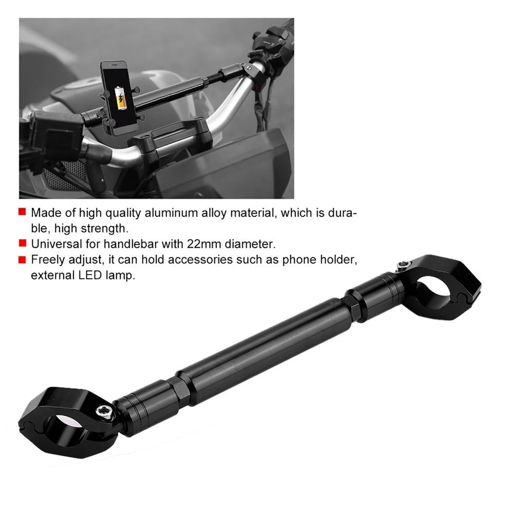 Aluminum Alloy Handlebar Cross bar No rusting Balance Bar Durable Crossbar Set Motorcycle