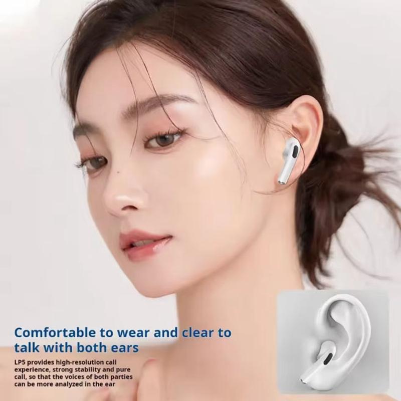 Wireless Earbuds TWS Bluetooth Headphones Deep Bass Stereo Sound Ear Buds Wireless Waterproof in-Ear Earphones with Mic,