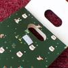 3Pcs New S/M/L Xmas Gift Box Flip Cover Paper Wrapping Paper Bag Candy Pack Bag Christmas