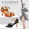 8.5cm High Heels Latin Dance Shoes for Women Girlssoft Sole Ballroom Dancing Shoes