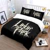 "Linkin Park Black Bedding Set" Bedding Duvet Cover Set Duvet Cover Pillowcases  (1 * Duvet Cover 2 * Pillowcases, without duvet insert)