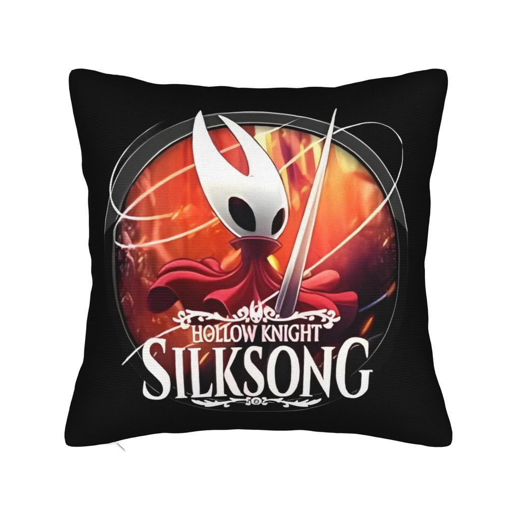 Hollow Knight Инди Игры Квадратная Наволочка Подушка-подушка для Action Adventure Новинка Декор на Молнии Наволочка для Автомобиля 18x18