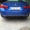 BMW 4 Series F32/F33/F34 Custom Carbon Fiber MP Rear Lip for 425i/428i Single-Side Dual