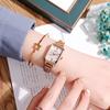 Женские часы в ретро-стиле, женские часы, маленькие квадратные часы, женские часы, маленькие зеленые