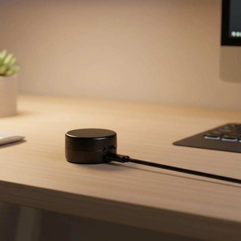 Зарядный кейс Портативный компактный зарядный бокс с кабелем USB-C Совместим для Oura Ring Gen3