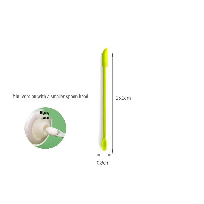 Набор из 3 силиконовых двухсторонних мини-лопаток: Косметические инструменты для копания и лопатка для соуса