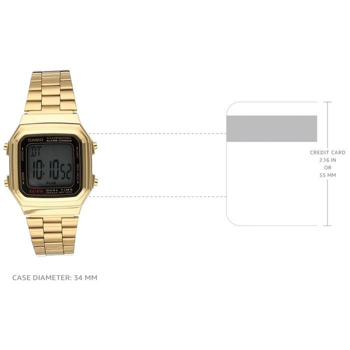Casio Цифровые часы A178WGA-1ADF (Золото)