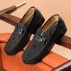 Модные дышащие мокасины Деловая обувь Горячая распродажа для мужчин Дышащая повседневная обувь Мужские лоферы из натуральной кожи Модные летние туфли на плоской подошве