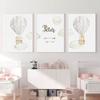 Baby Nursery Wall Art Poster Balloon Elephant Rabbit Canvas Print Animal Painting Nordic Kids Childen Bedroom Decoration Picture