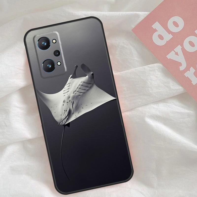 Чехол Animal Manta Ray для Realme C75 C63 C61 C65 C67 C55 C51 C53 C35 C71 15 11 12 13 14 Pro Plus GT6 GT7 Pro