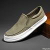 Модные новые мужские парусиновые туфли повседневные дышащие туфли мужские удобные низкие лоферы модные универсальные нескользящие кроссовки Zapatos Homme