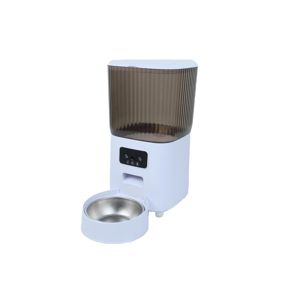 Cats Dogs Automatic Timed Quantitative Feeder Durable Plastic Smart Pet Bowl