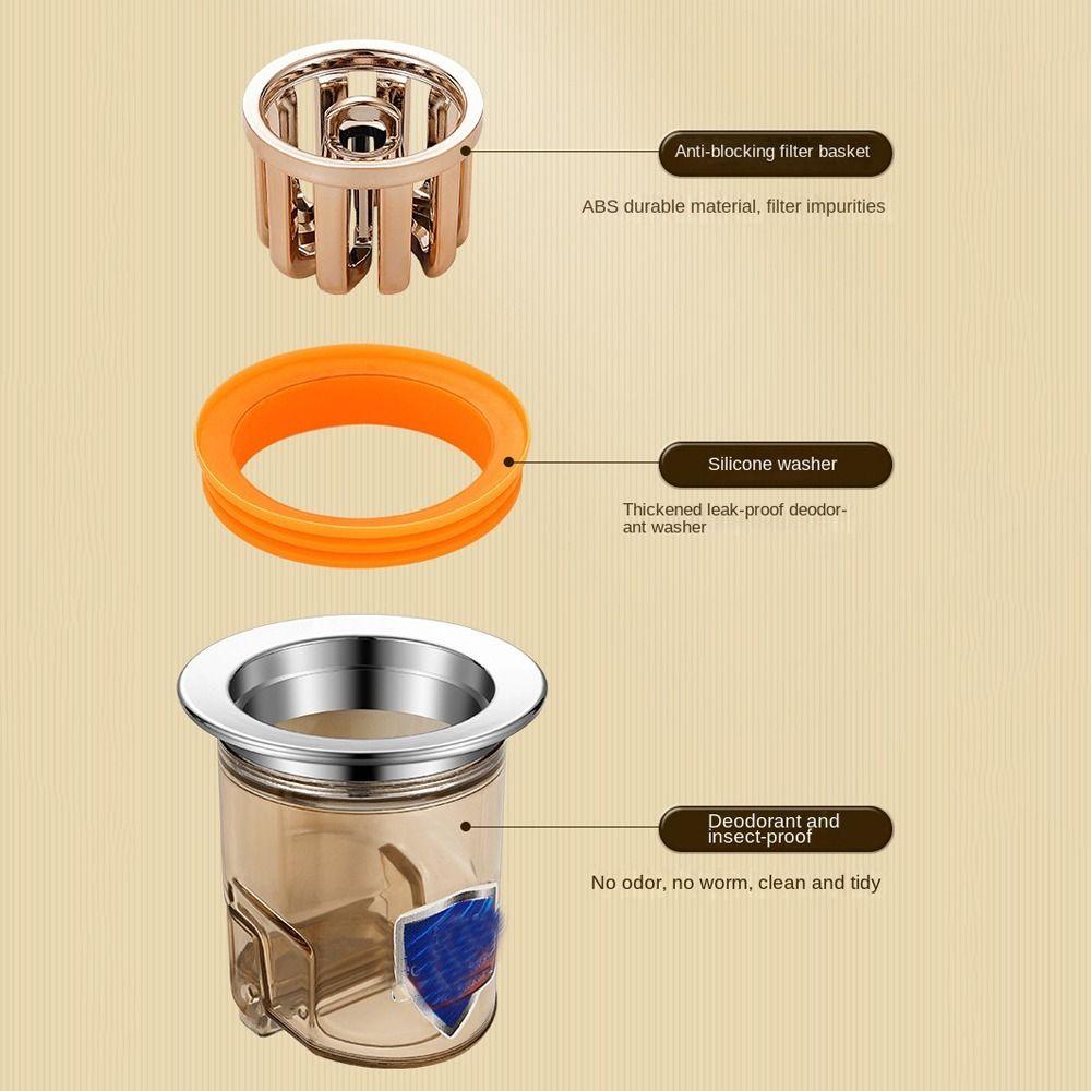 Shower Drainer Seal Stopper Insect Prevention Floor Drain One Way Valve Anti odor Drain Cover
