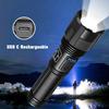 Portable 4 Core Led Flashlight Aluminum Alloy XHP70.2 XHP50.2 Usb Rechargeable Zoomable Lantern 18650 AAA Battery Hunting Torch