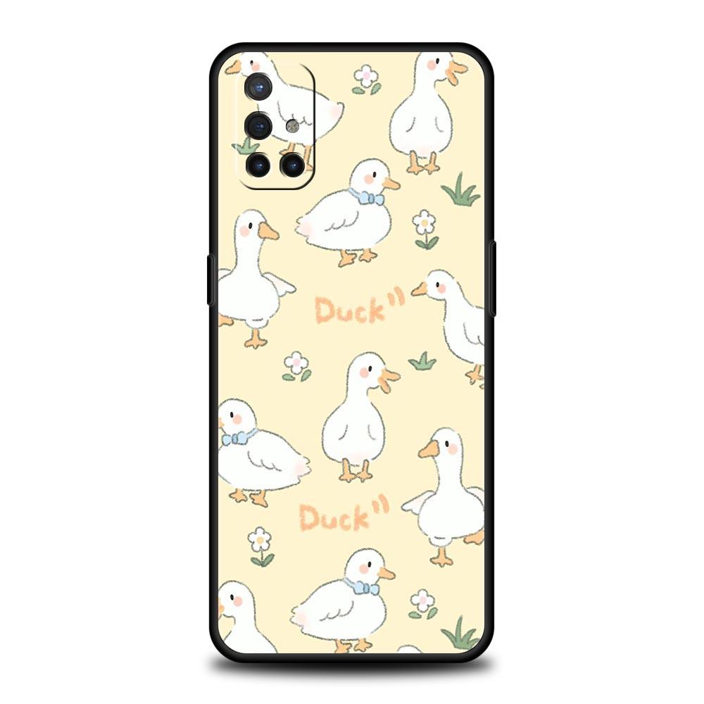 Phone Case For OnePlus 12 11 10 9 Pro 9T 12R 10R 9R 9RT 10T 8T 8 7 6T 7T Nord 2T CE 2 5G N200 N10 Cover Cartoon Duck Goose Game