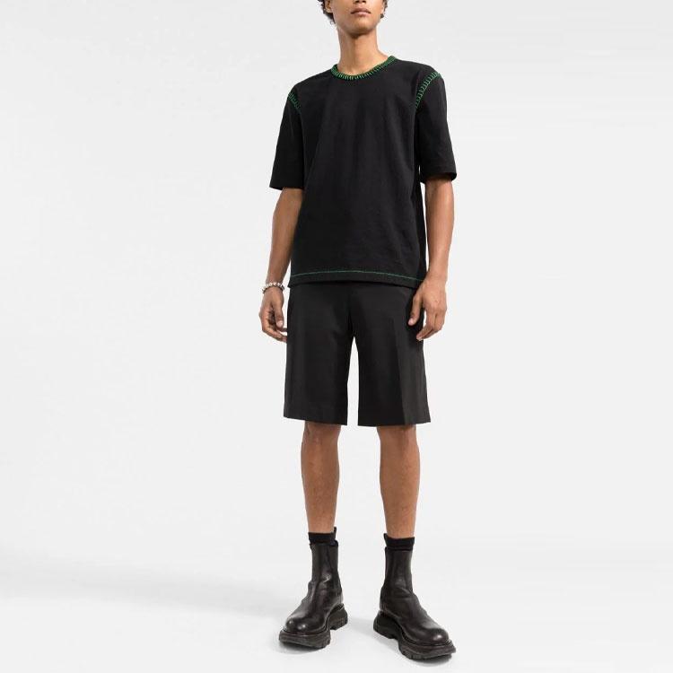 Bottega Veneta SS22 T Shirt Men's Black 686506V1P701000
