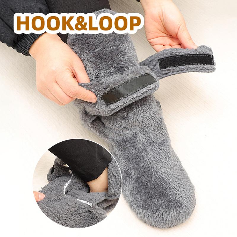 Зимние гетры для лодыжек, холодные носки, носки из гипса с трещинами для людей среднего и пожилого возраста, теплые носки для пола в помещении