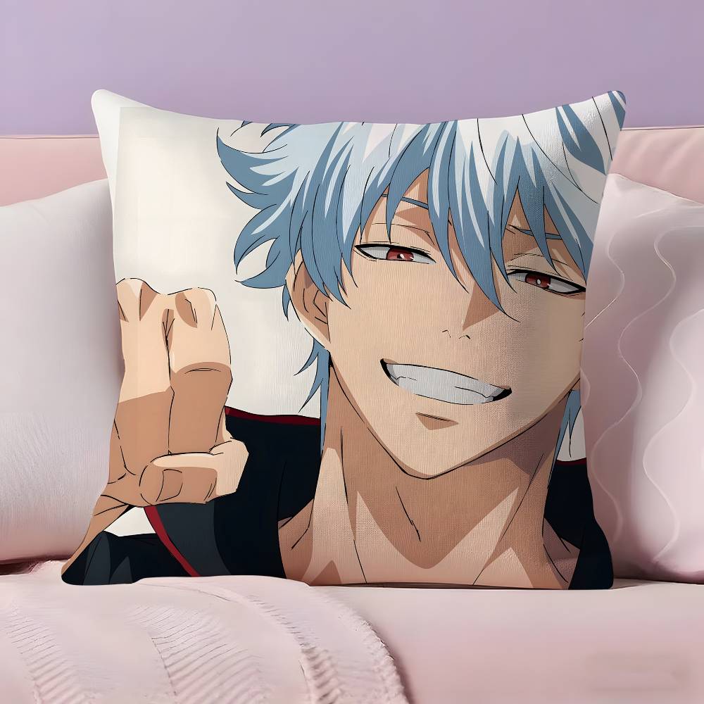 G-GINTAMA Аниме Наволочка Ультрамягкая Ткань, Дружелюбная к Коже Облачный Комфорт и Скрытая Молния