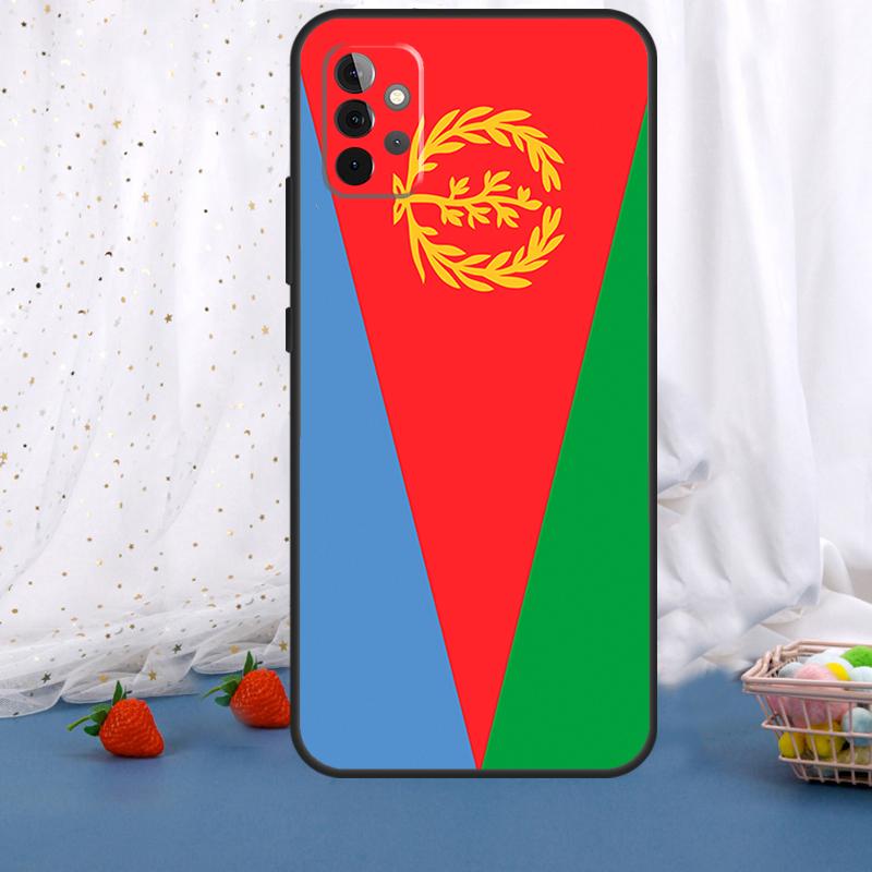 Eritrea Flag For Samsung Galaxy A53 A33 A16 A06 A56 A36 A26 A05 A22 A32 A52 A54 A34 A14 A55 A15 A35 Case